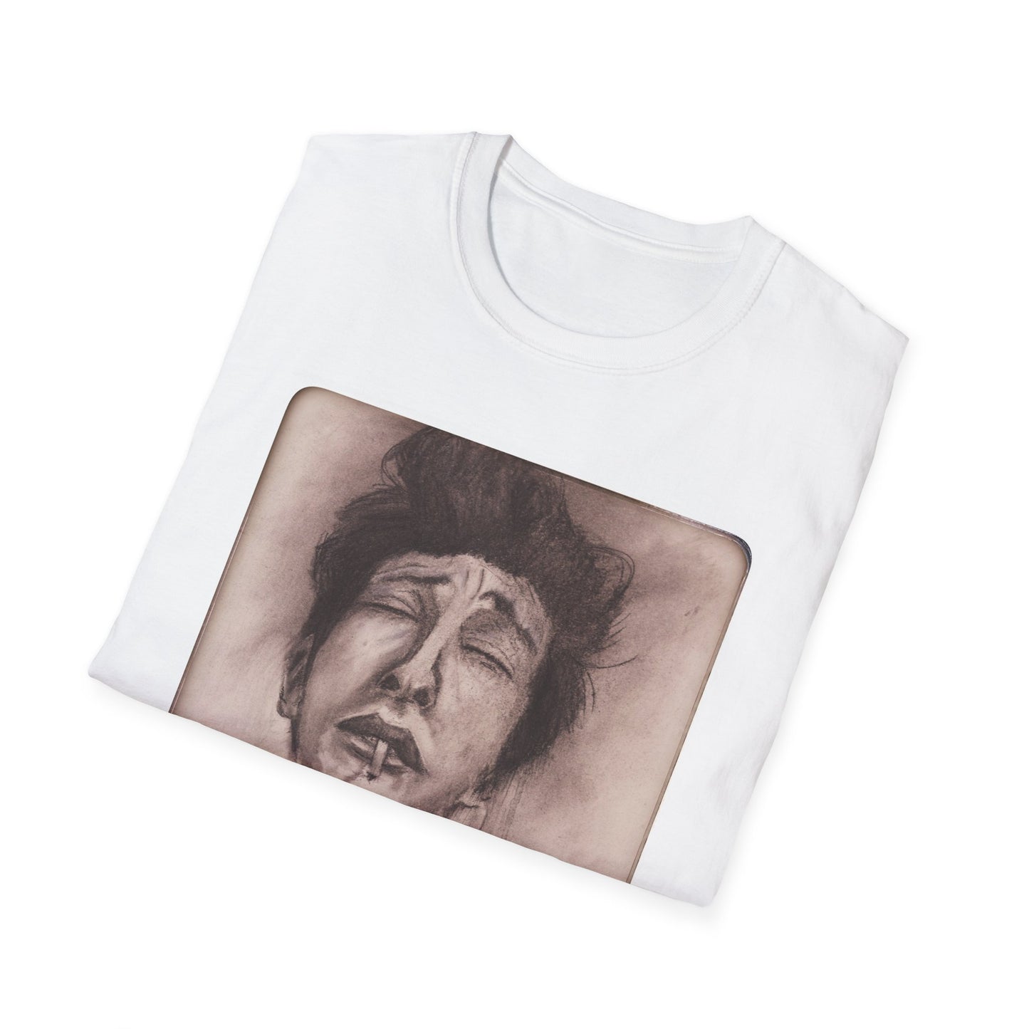 Bob Dylan Original Charcoal Print Unisex Soft Vintage Style T-Shirt, Music Lover Gift,