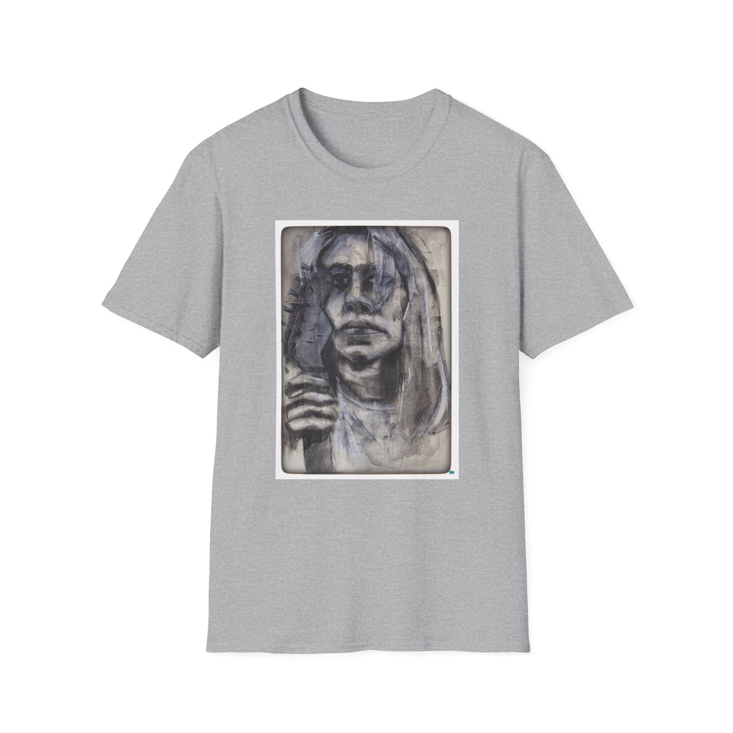 Kim Gordon Unisex Soft Style Original Charcoal Print T-Shirt