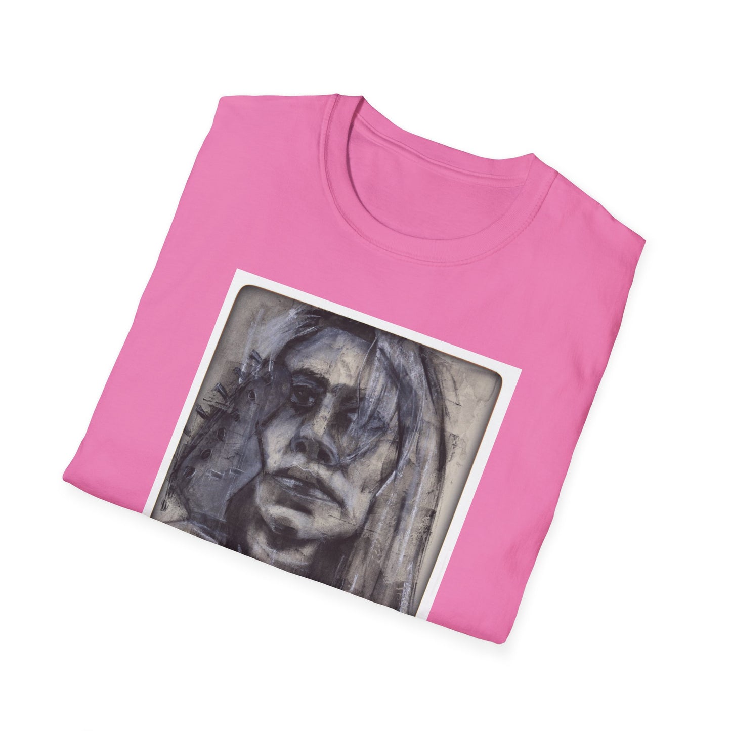 Kim Gordon Unisex Soft Style Original Charcoal Print T-Shirt