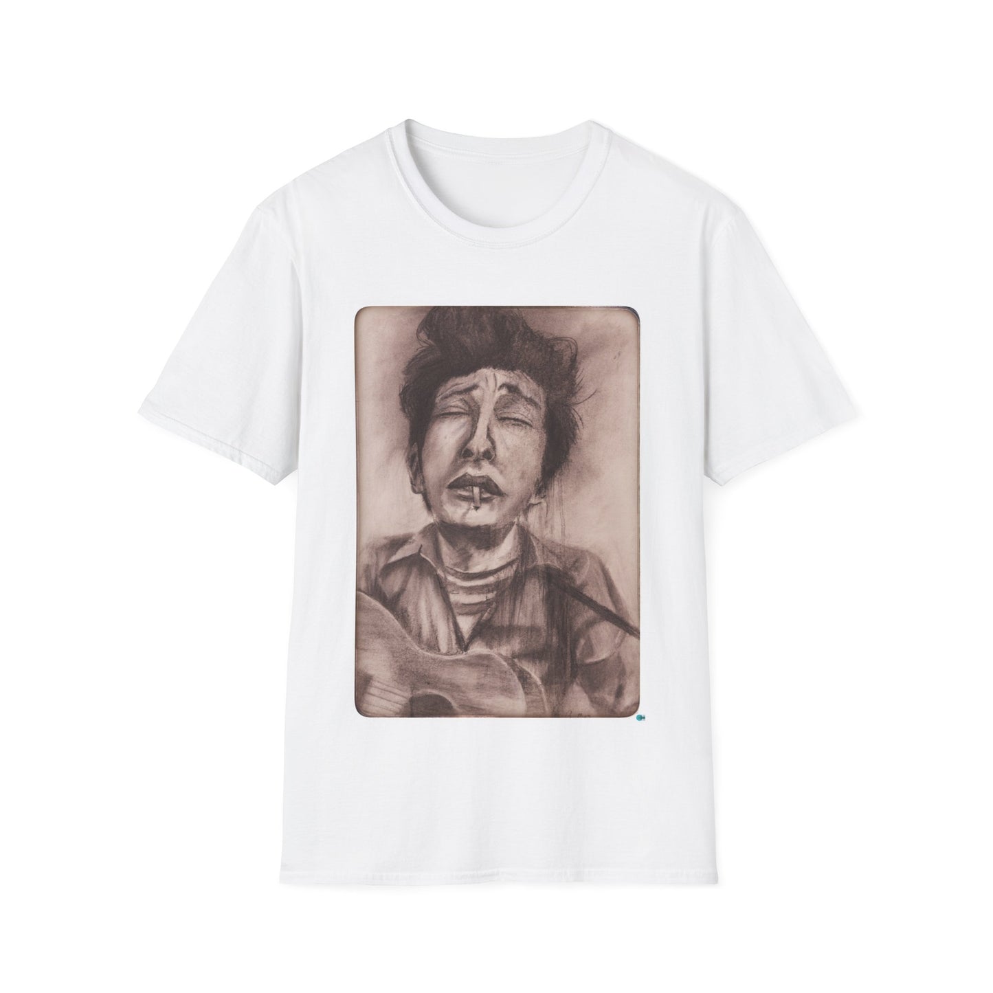 Bob Dylan Original Charcoal Print Unisex Soft Vintage Style T-Shirt, Music Lover Gift,