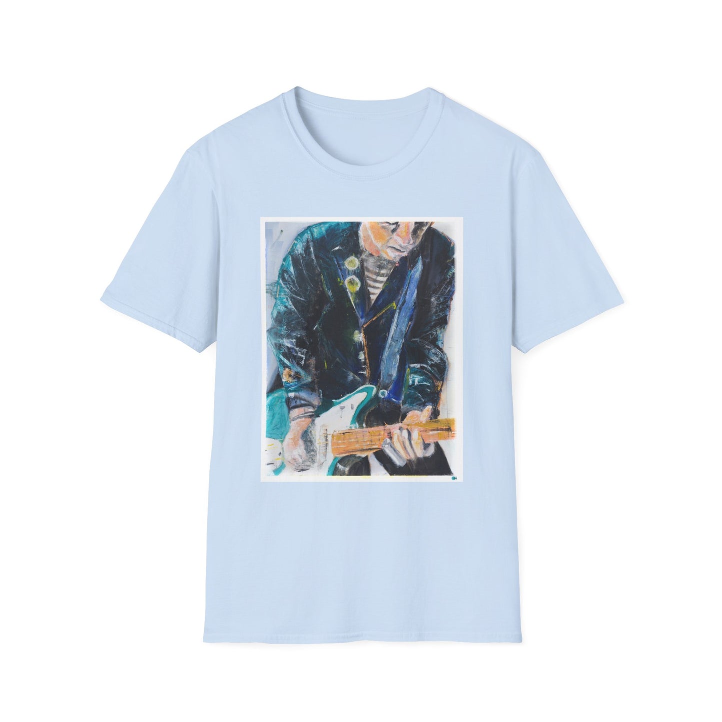 Johnny Marr Fender Jaguar original Oil Painting T-Shirt