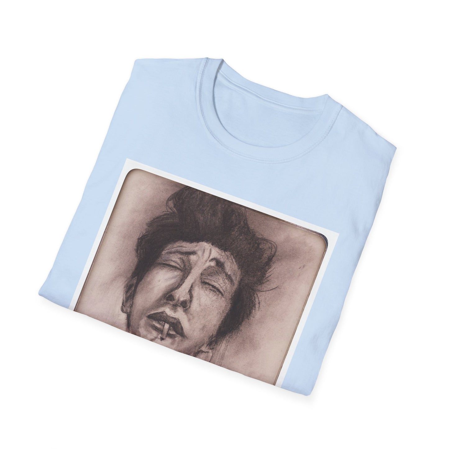 Bob Dylan Original Charcoal Print Unisex Soft Vintage Style T-Shirt, Music Lover Gift,