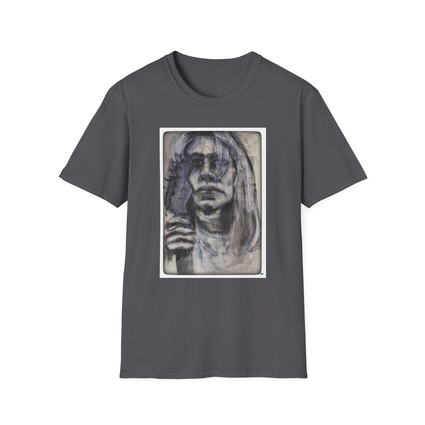 Kim Gordon Unisex Soft Style Original Charcoal Print T-Shirt