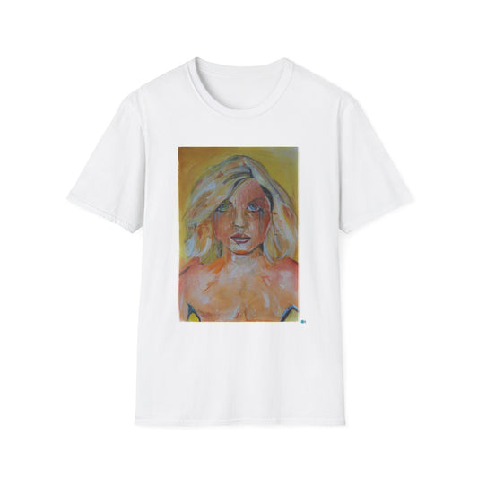 Softstyle Unisex T-Shirt featuring Original Debbie Harry of Blondie Oil Painting