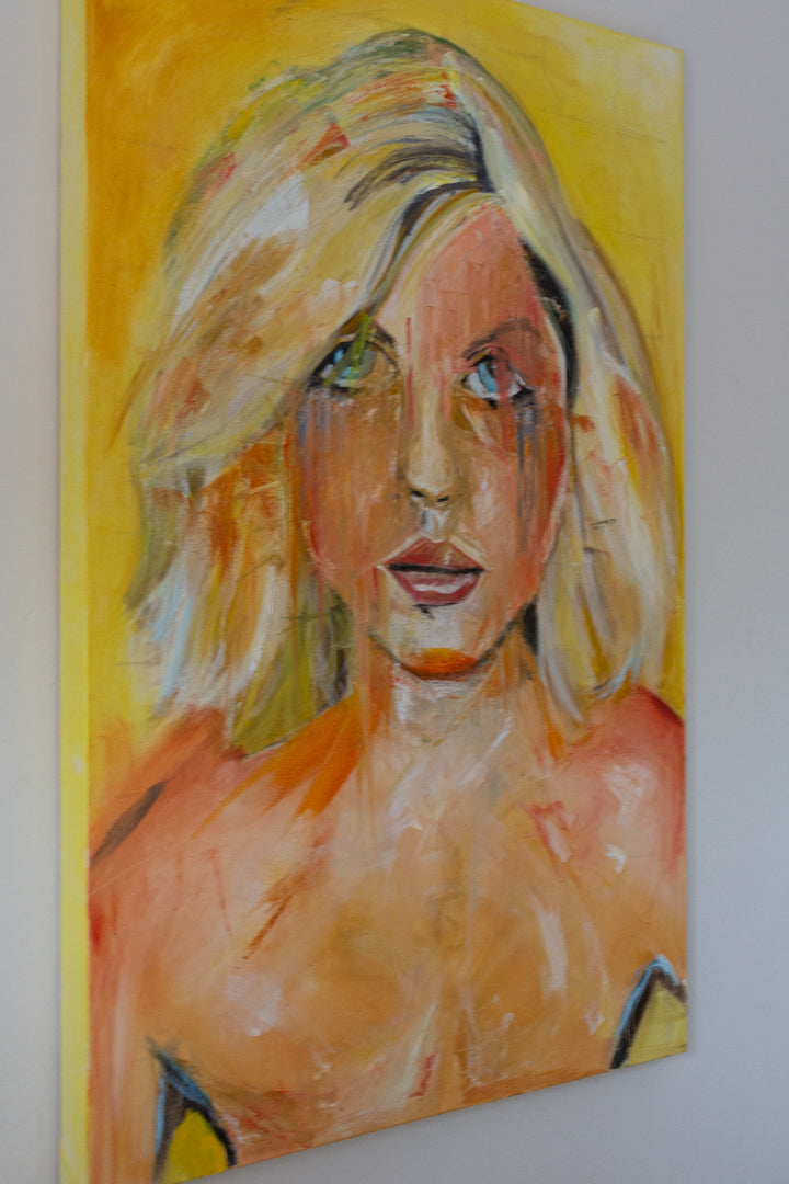 Debbie Harry of Blondie Oil on Canvas 80x100cm