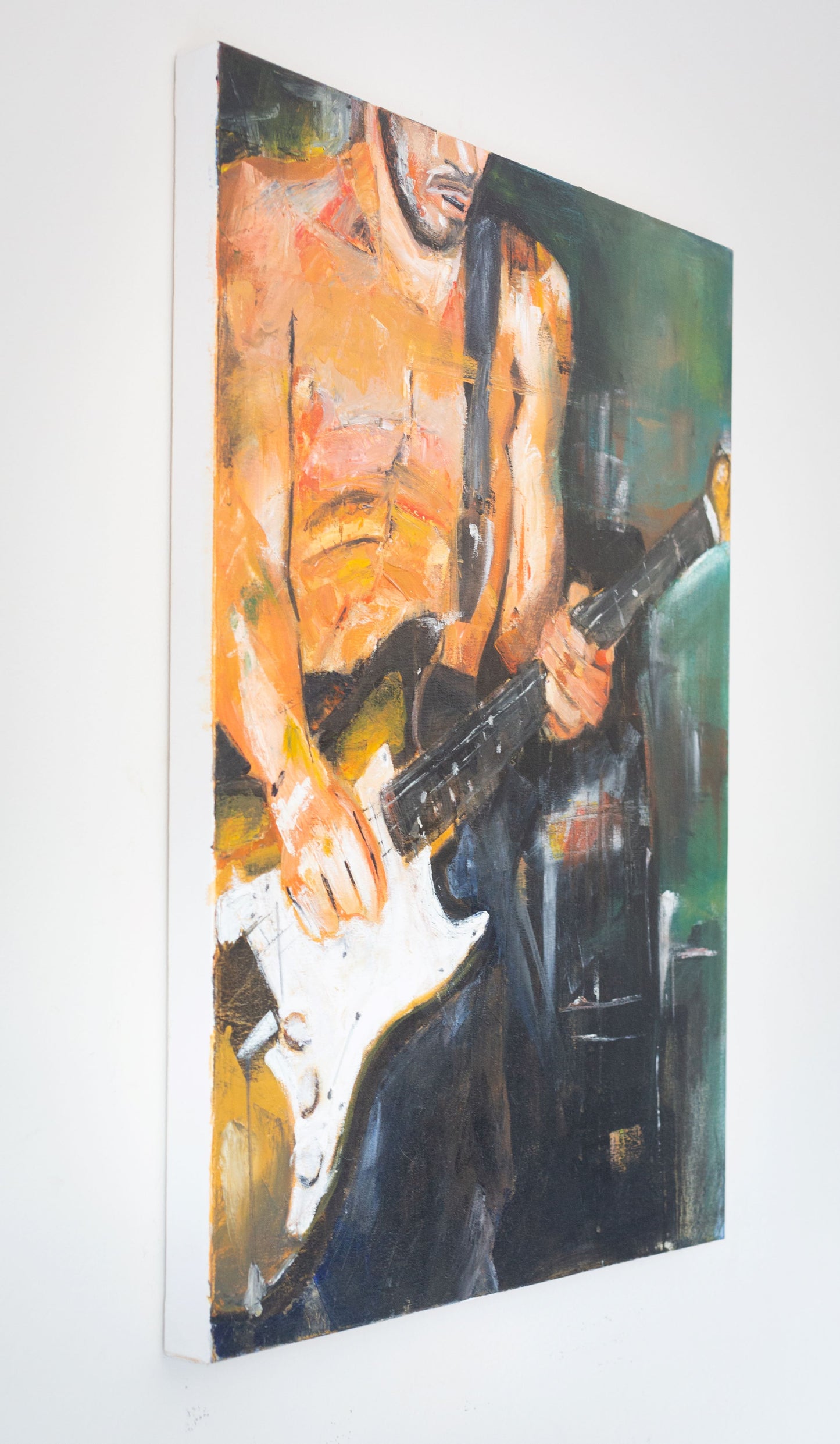 John Frusciante of the Red Hot Chili Peppers, OIl on Canvas 80x60cm