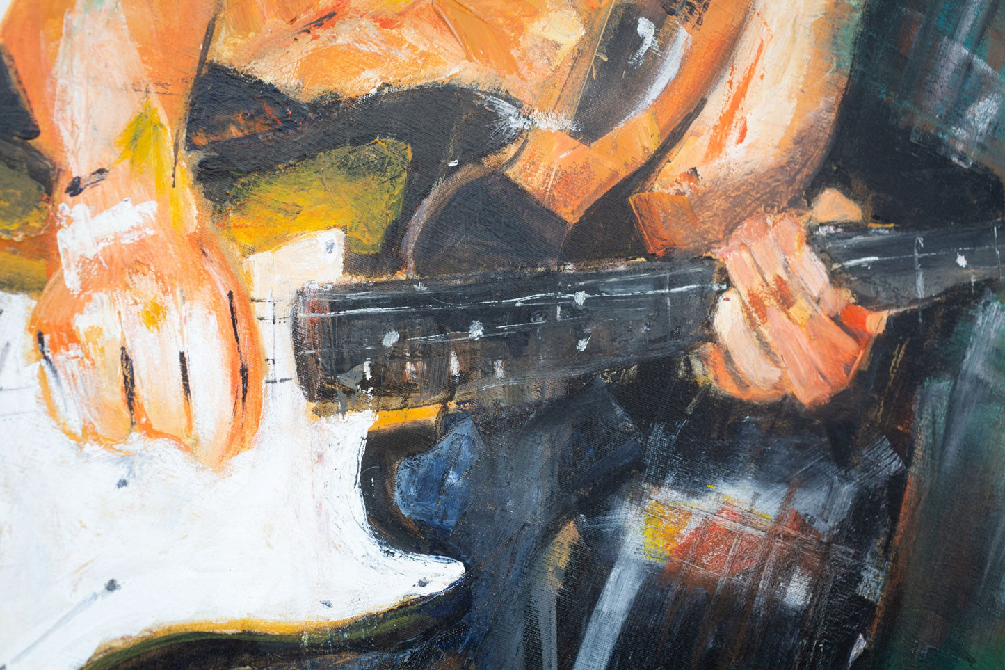 John Frusciante of the Red Hot Chili Peppers, OIl on Canvas 80x60cm
