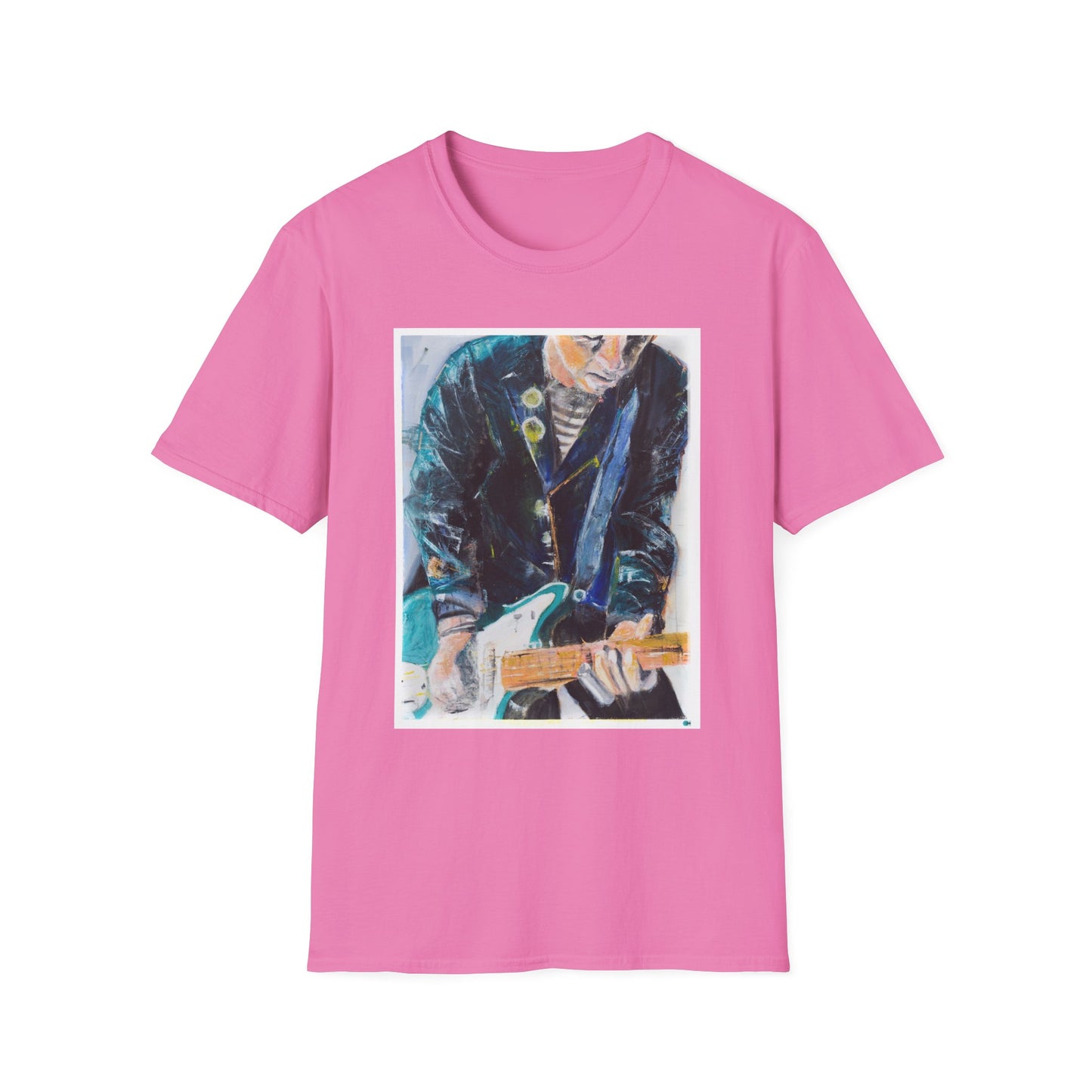 Johnny Marr Fender Jaguar original Oil Painting T-Shirt