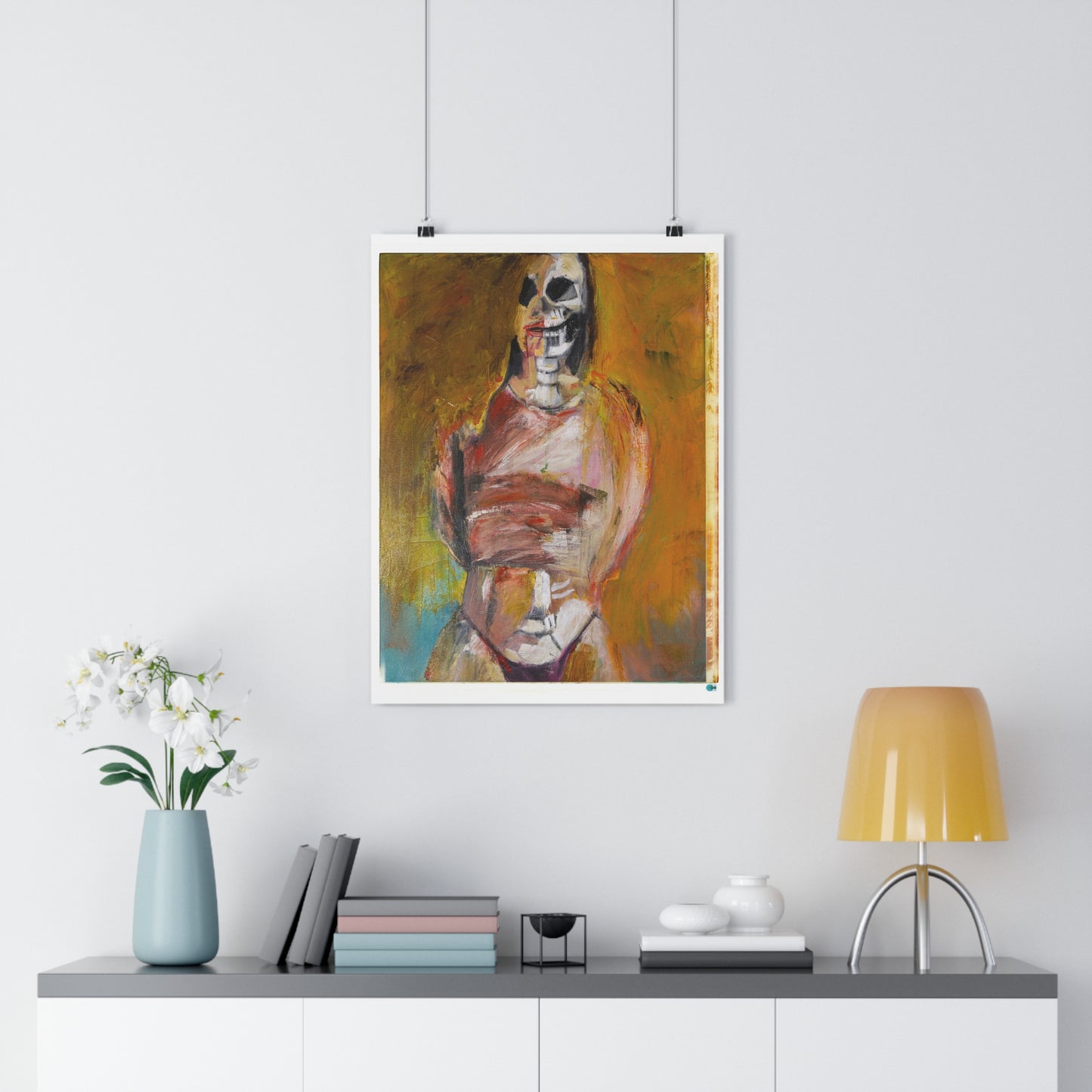 Original Miss Melina Zombie Giclee Art Print