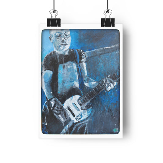 Stuart Braithwaite Portrait Giclée Art Print — Mogwai Oil on Canvas (80x60cm)