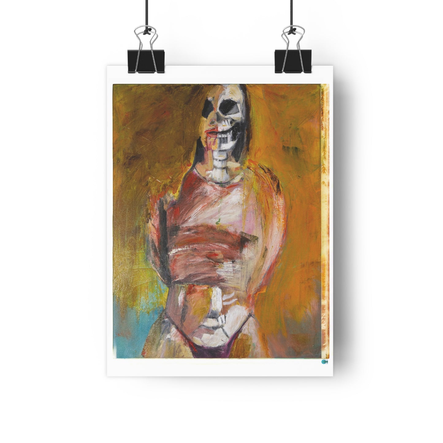 Original Miss Melina Zombie Giclee Art Print