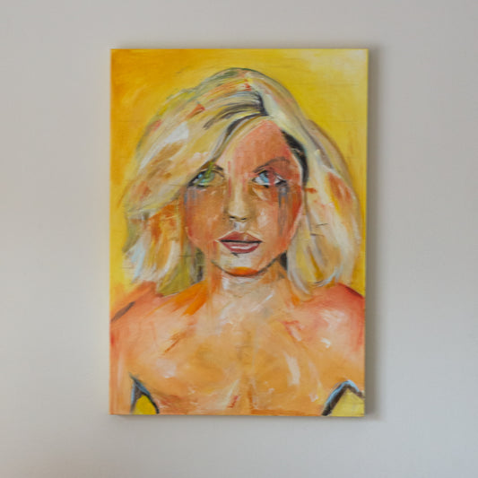 Debbie Harry of Blondie Oil on Canvas 80x100cm