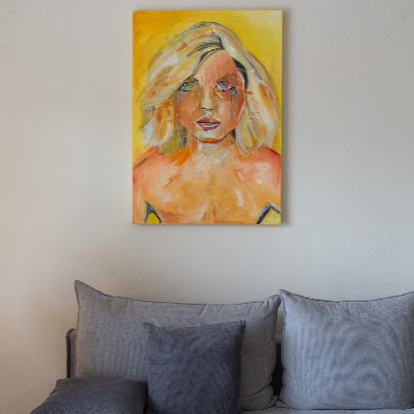 Debbie Harry of Blondie Oil on Canvas 80x100cm