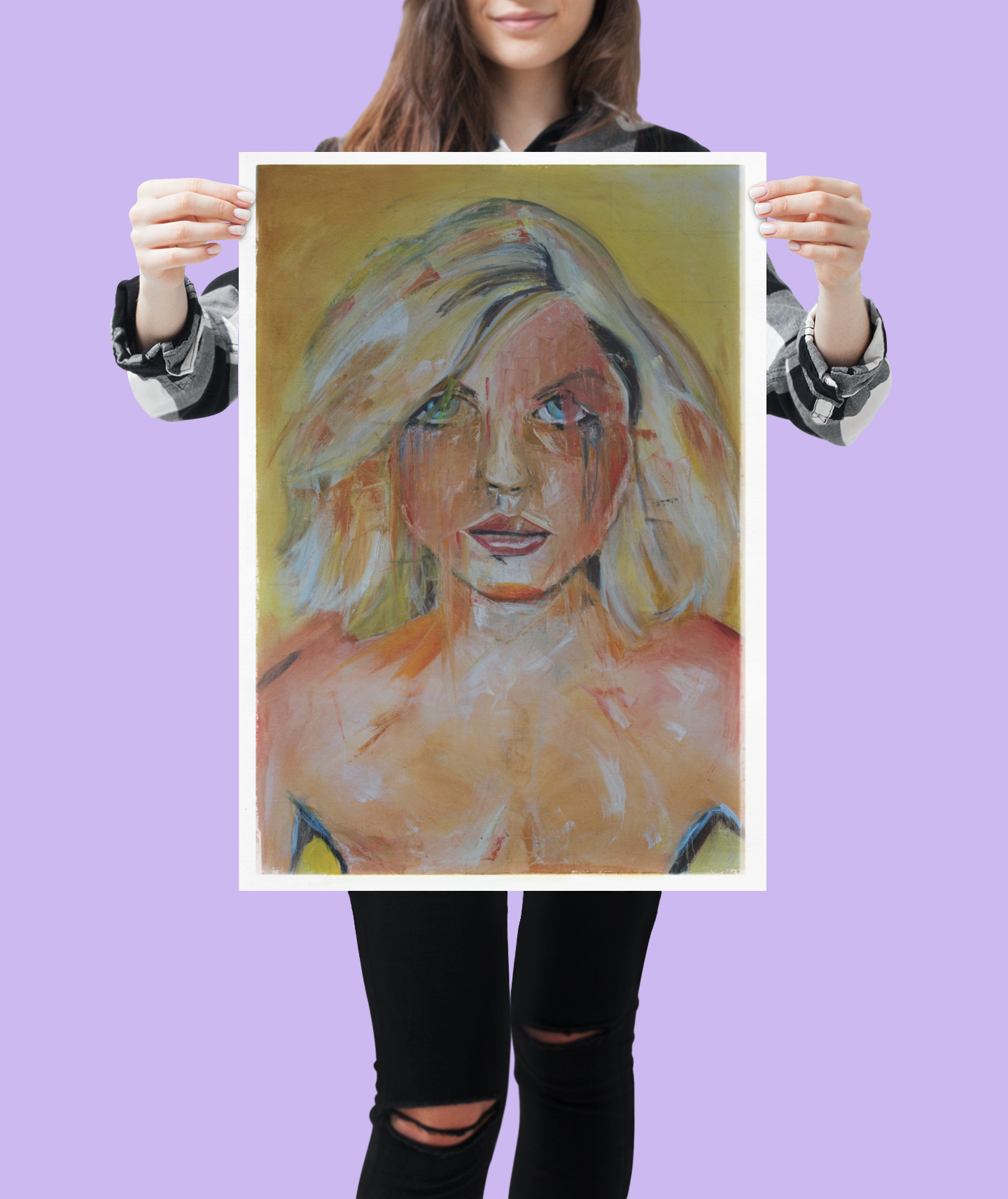 Giclée Art Print of original painting of Debbie Harry of Blondie.