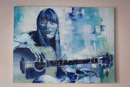 Joni Mitchell, Oil on Canvas 60x80cm