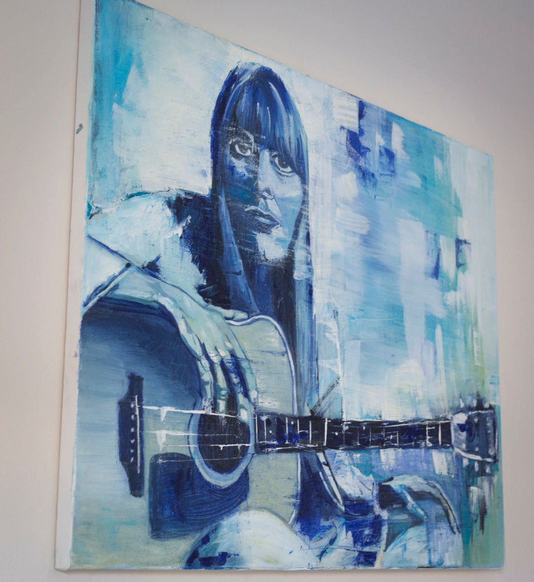 Joni Mitchell, Oil on Canvas 60x80cm
